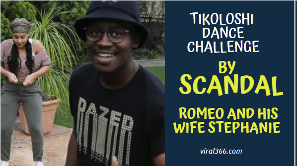 Tikoloshi Dance Challenge Video By Romeo From Scandal and His Wife