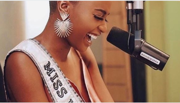 Zozibini Tunzi shares adorable throwback pageant pic