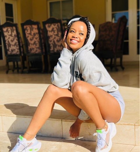 Ntando Duma captions her picture daddy's beauty and her fans agree with her