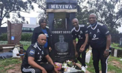 This is where Senzo Meyiwa has been laid to rest, Take a look at his resting place